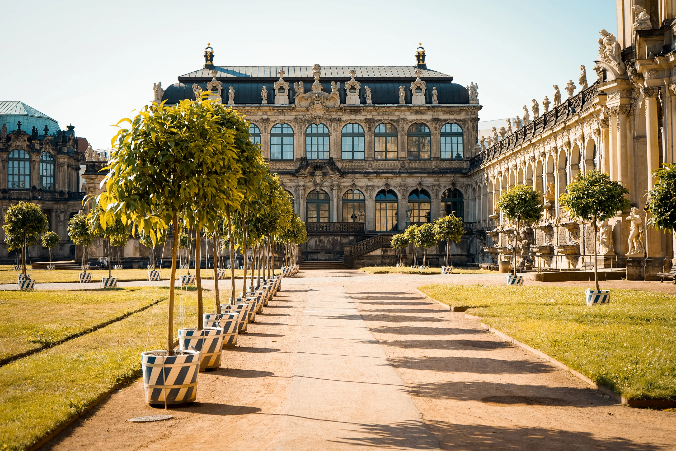 Palacio Zwinger de Dresde, sede de la Colección de Porcelana